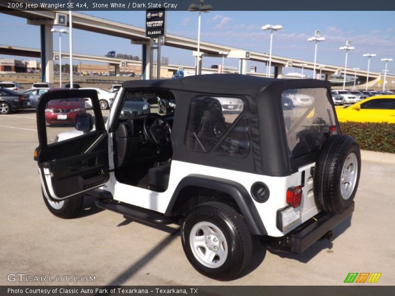 Stone White / Dark Slate Gray 2006 Jeep Wrangler SE 4x4