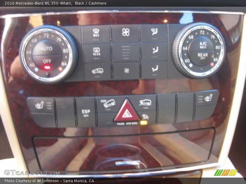 Black / Cashmere 2010 Mercedes-Benz ML 350 4Matic