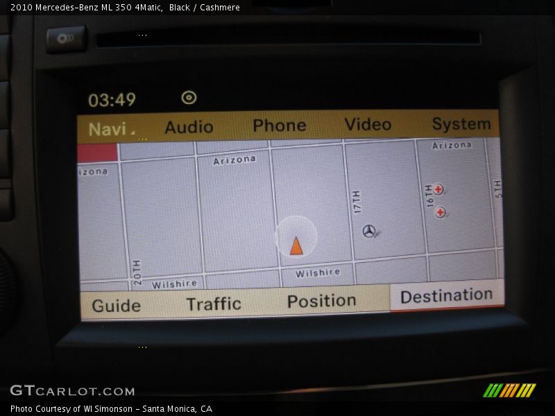 Black / Cashmere 2010 Mercedes-Benz ML 350 4Matic