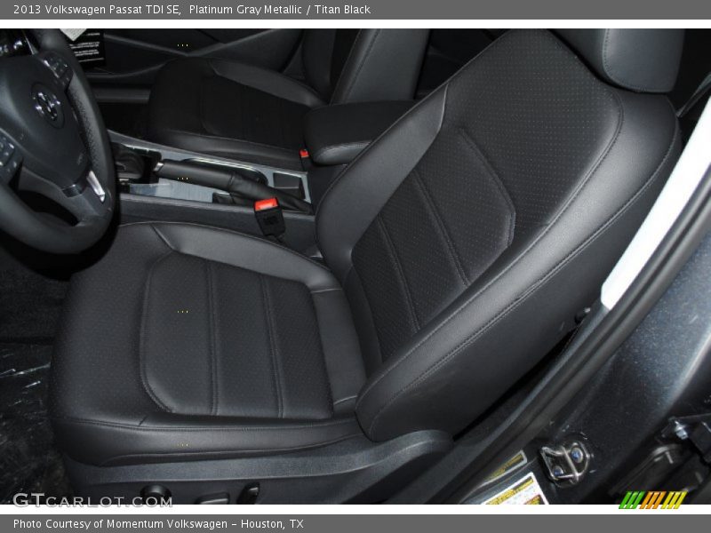 Platinum Gray Metallic / Titan Black 2013 Volkswagen Passat TDI SE