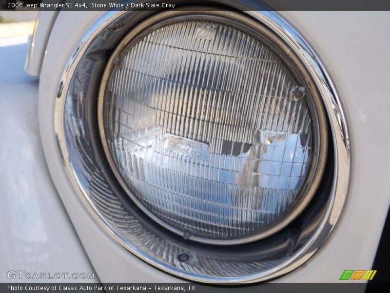 Stone White / Dark Slate Gray 2006 Jeep Wrangler SE 4x4