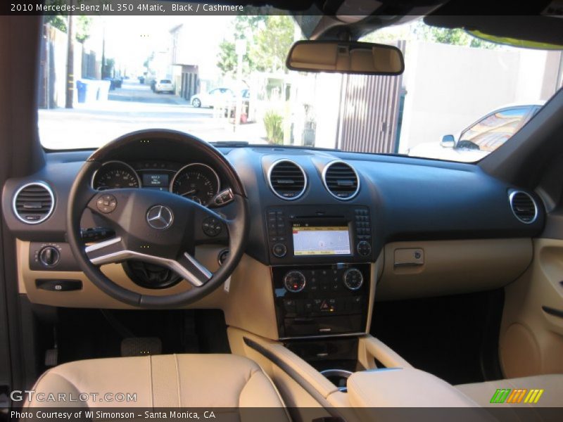 Black / Cashmere 2010 Mercedes-Benz ML 350 4Matic