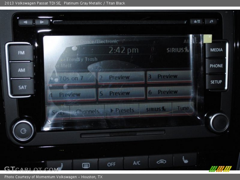 Platinum Gray Metallic / Titan Black 2013 Volkswagen Passat TDI SE