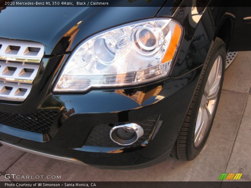 Black / Cashmere 2010 Mercedes-Benz ML 350 4Matic