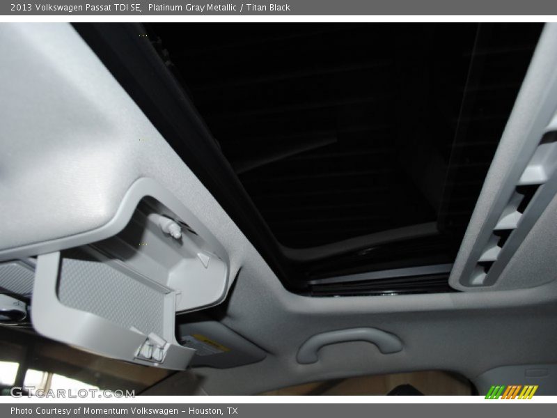 Platinum Gray Metallic / Titan Black 2013 Volkswagen Passat TDI SE