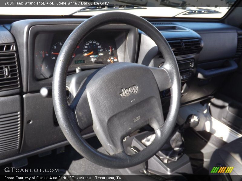 Stone White / Dark Slate Gray 2006 Jeep Wrangler SE 4x4