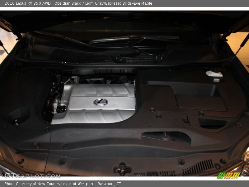 Obsidian Black / Light Gray/Espresso Birds-Eye Maple 2010 Lexus RX 350 AWD