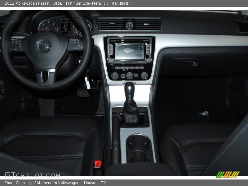 Platinum Gray Metallic / Titan Black 2013 Volkswagen Passat TDI SE