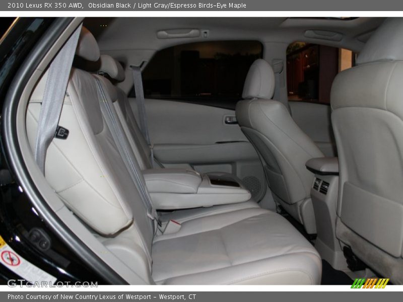 Obsidian Black / Light Gray/Espresso Birds-Eye Maple 2010 Lexus RX 350 AWD