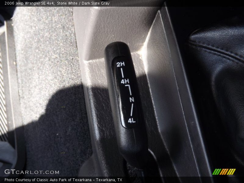 Stone White / Dark Slate Gray 2006 Jeep Wrangler SE 4x4