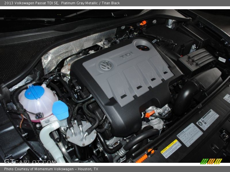 Platinum Gray Metallic / Titan Black 2013 Volkswagen Passat TDI SE