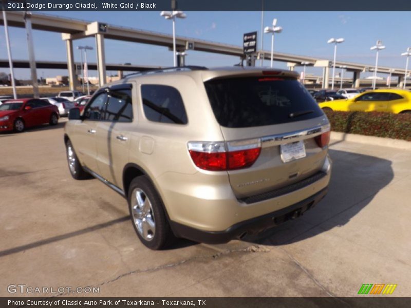 White Gold / Black 2011 Dodge Durango Citadel