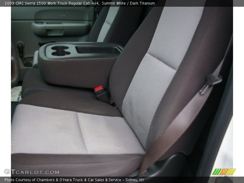 Summit White / Dark Titanium 2009 GMC Sierra 1500 Work Truck Regular Cab 4x4