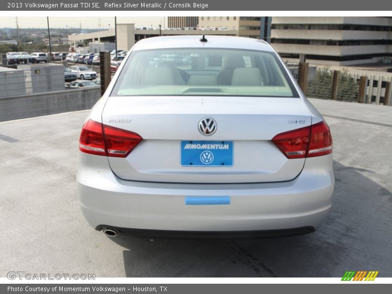 Reflex Silver Metallic / Cornsilk Beige 2013 Volkswagen Passat TDI SE