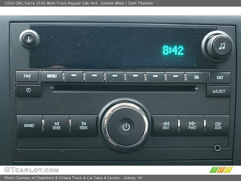 Summit White / Dark Titanium 2009 GMC Sierra 1500 Work Truck Regular Cab 4x4