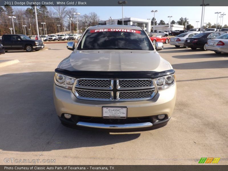 White Gold / Black 2011 Dodge Durango Citadel