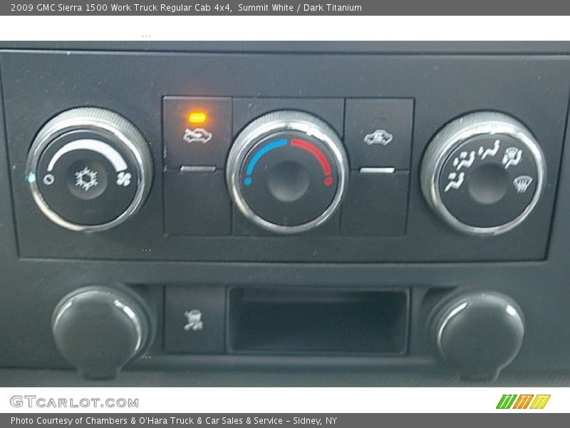 Summit White / Dark Titanium 2009 GMC Sierra 1500 Work Truck Regular Cab 4x4