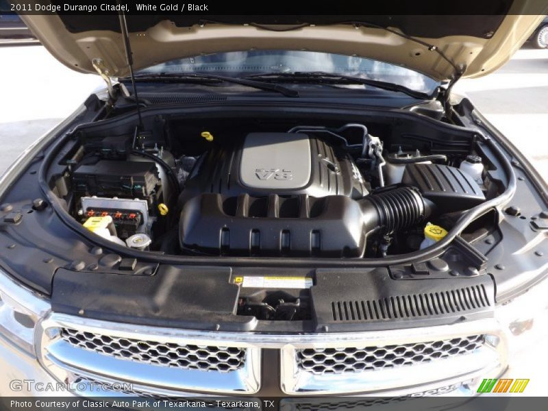 White Gold / Black 2011 Dodge Durango Citadel