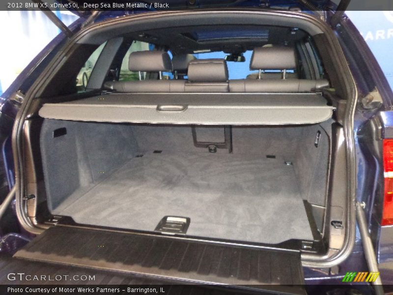 Deep Sea Blue Metallic / Black 2012 BMW X5 xDrive50i