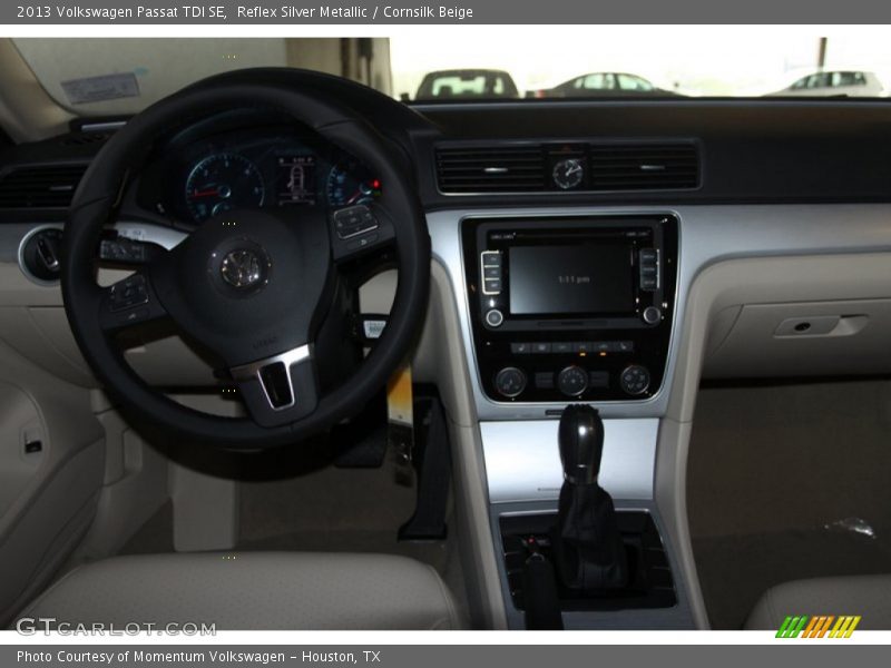 Reflex Silver Metallic / Cornsilk Beige 2013 Volkswagen Passat TDI SE