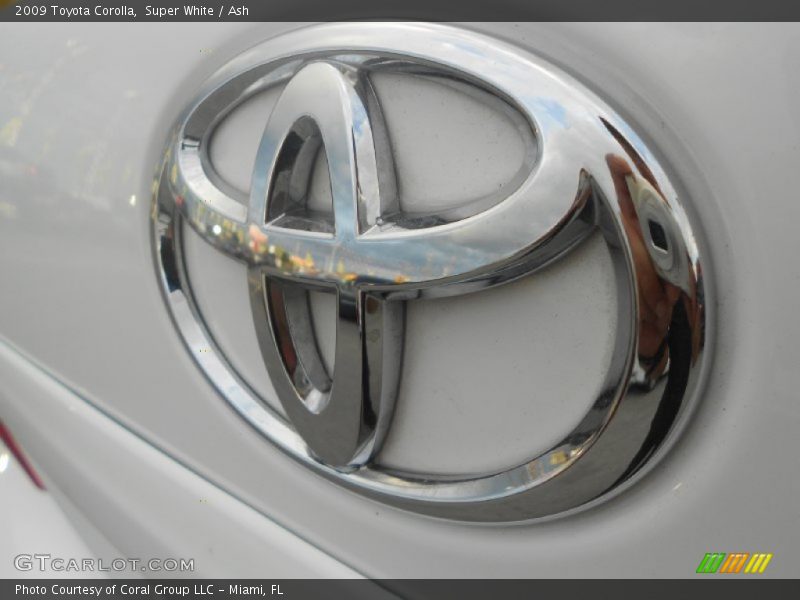 Super White / Ash 2009 Toyota Corolla