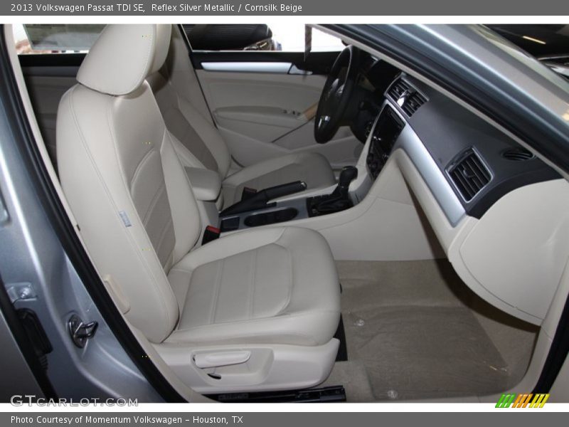 Reflex Silver Metallic / Cornsilk Beige 2013 Volkswagen Passat TDI SE