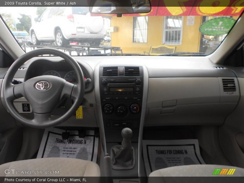 Super White / Ash 2009 Toyota Corolla