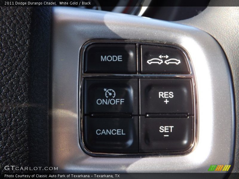 White Gold / Black 2011 Dodge Durango Citadel