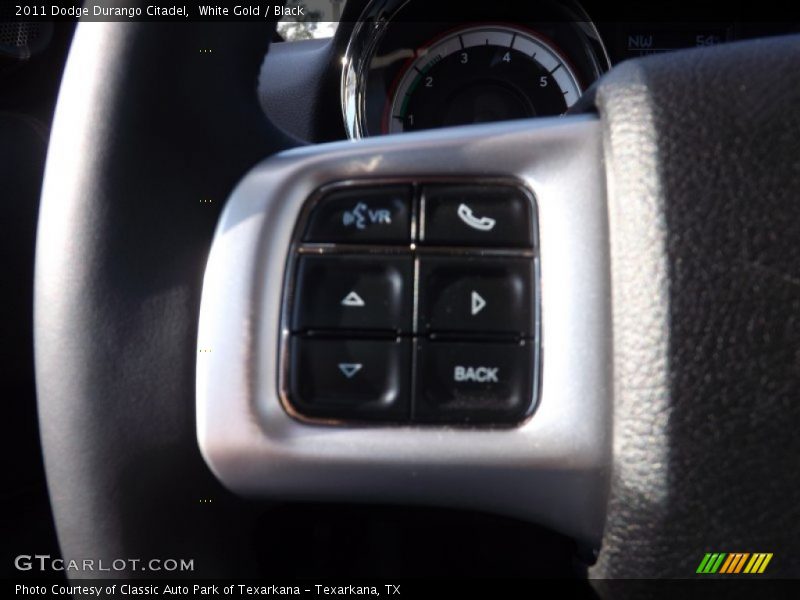 White Gold / Black 2011 Dodge Durango Citadel