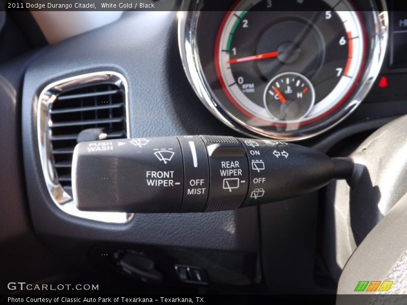 White Gold / Black 2011 Dodge Durango Citadel