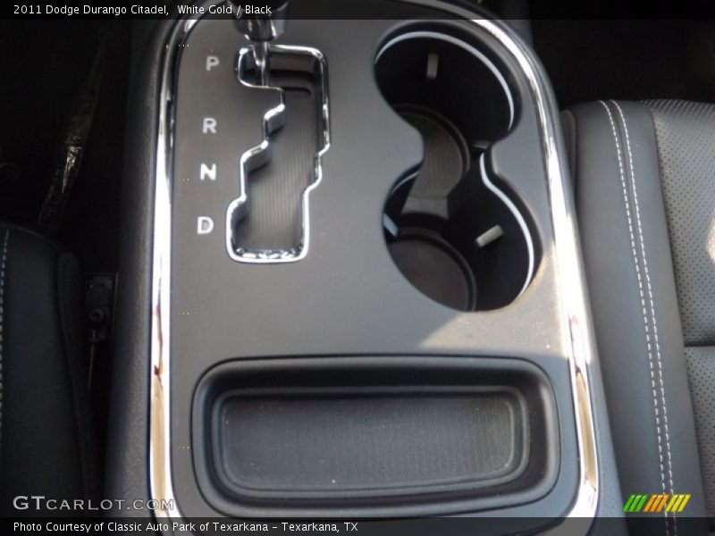 White Gold / Black 2011 Dodge Durango Citadel