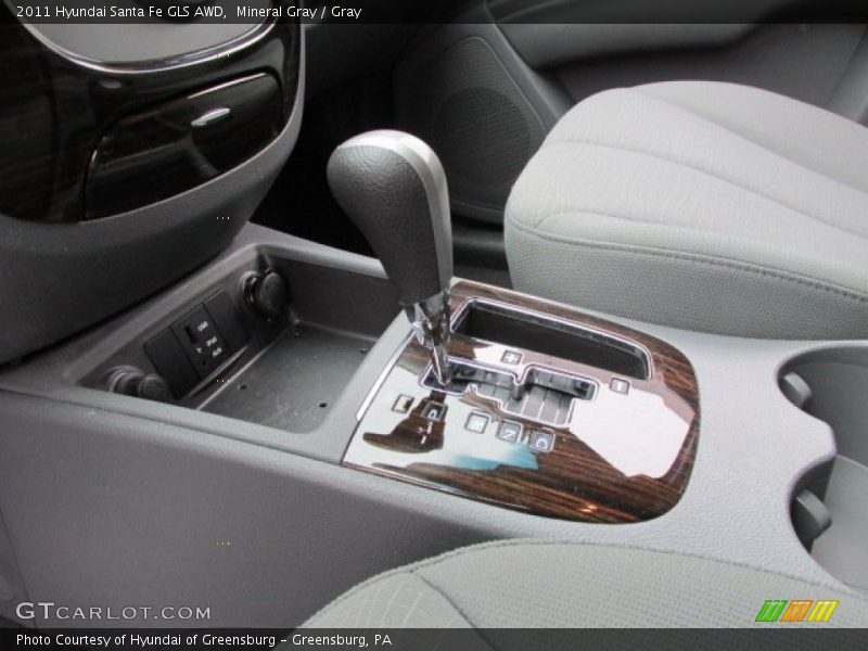Mineral Gray / Gray 2011 Hyundai Santa Fe GLS AWD