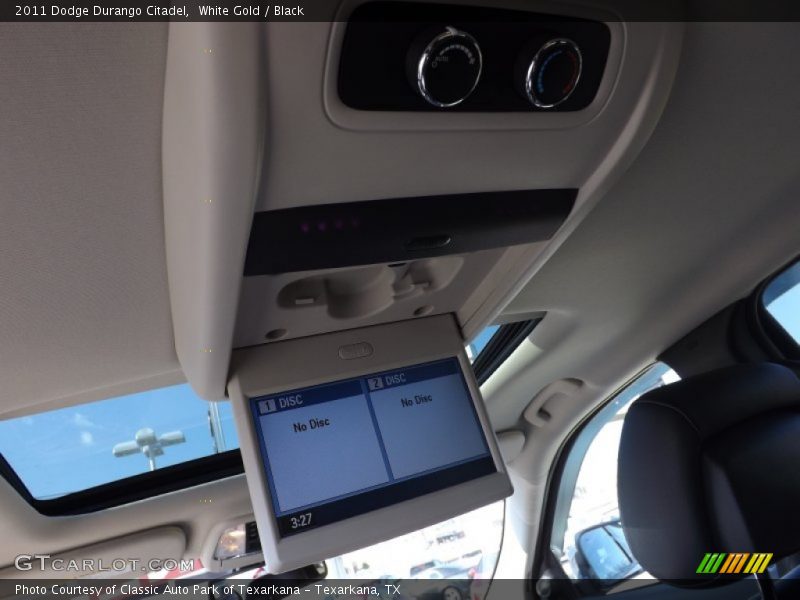 White Gold / Black 2011 Dodge Durango Citadel