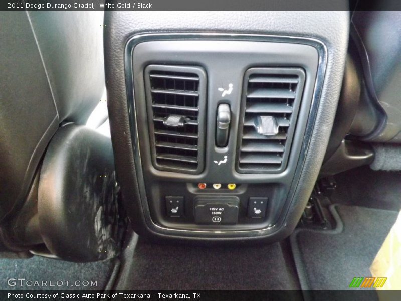 White Gold / Black 2011 Dodge Durango Citadel