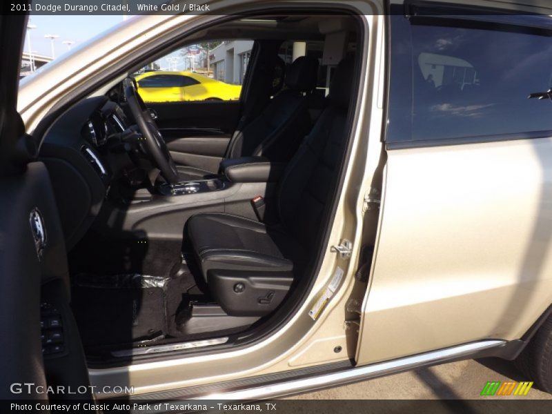 White Gold / Black 2011 Dodge Durango Citadel