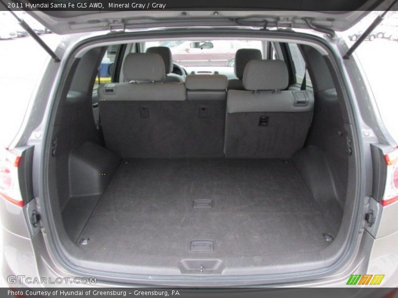 Mineral Gray / Gray 2011 Hyundai Santa Fe GLS AWD