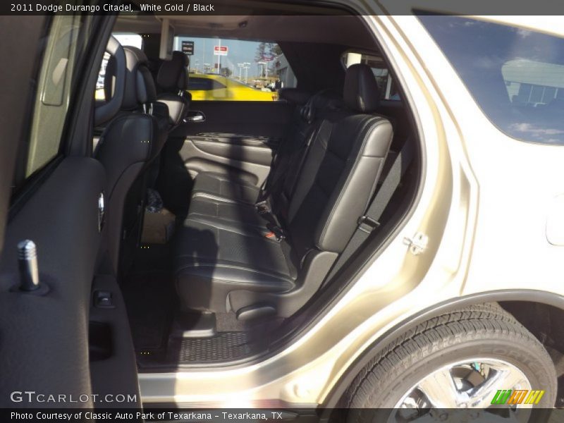White Gold / Black 2011 Dodge Durango Citadel