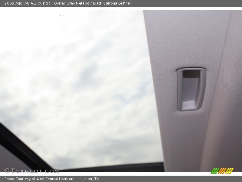 Oyster Grey Metallic / Black Valcona Leather 2009 Audi A8 4.2 quattro