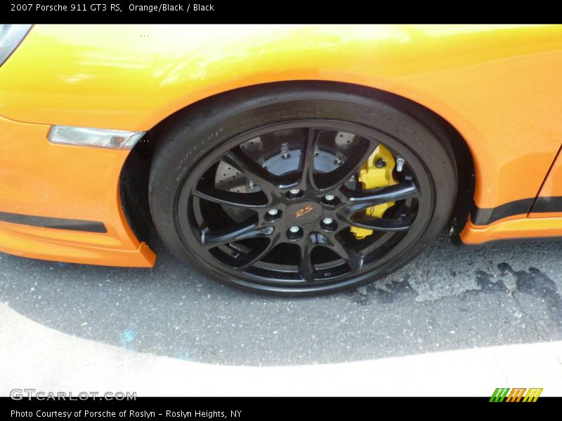 Orange/Black / Black 2007 Porsche 911 GT3 RS