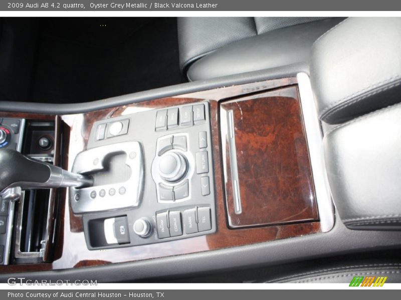 Oyster Grey Metallic / Black Valcona Leather 2009 Audi A8 4.2 quattro