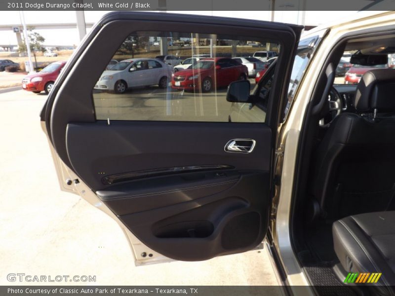 White Gold / Black 2011 Dodge Durango Citadel