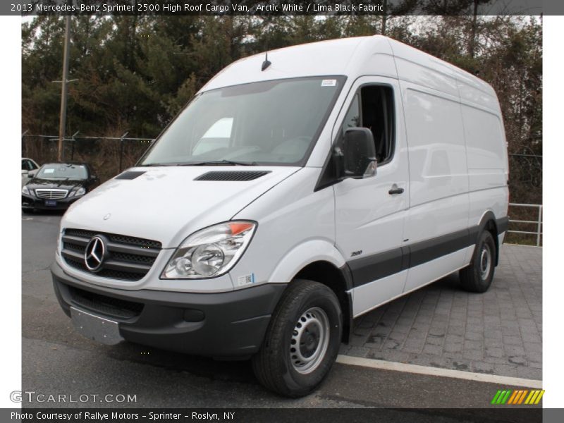 Front 3/4 View of 2013 Sprinter 2500 High Roof Cargo Van