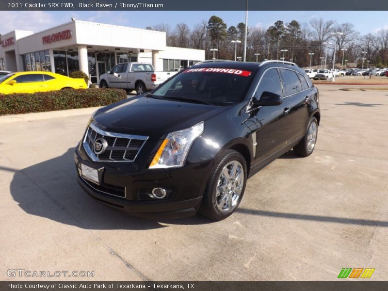 Black Raven / Ebony/Titanium 2011 Cadillac SRX FWD