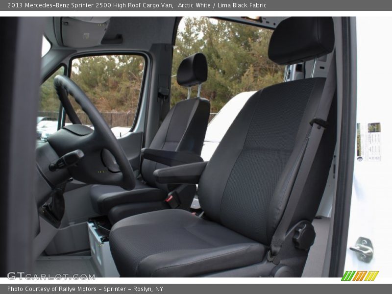 Front Seat of 2013 Sprinter 2500 High Roof Cargo Van