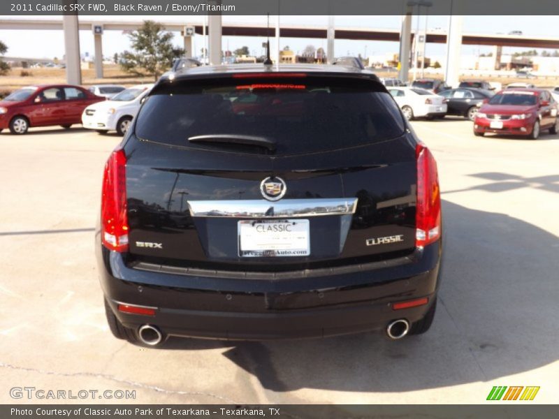 Black Raven / Ebony/Titanium 2011 Cadillac SRX FWD