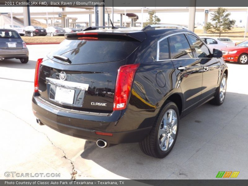 Black Raven / Ebony/Titanium 2011 Cadillac SRX FWD
