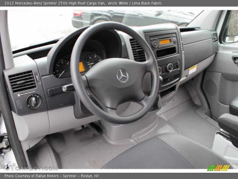 Lima Black Fabric Interior - 2013 Sprinter 2500 High Roof Cargo Van 