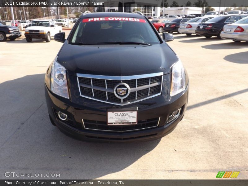 Black Raven / Ebony/Titanium 2011 Cadillac SRX FWD