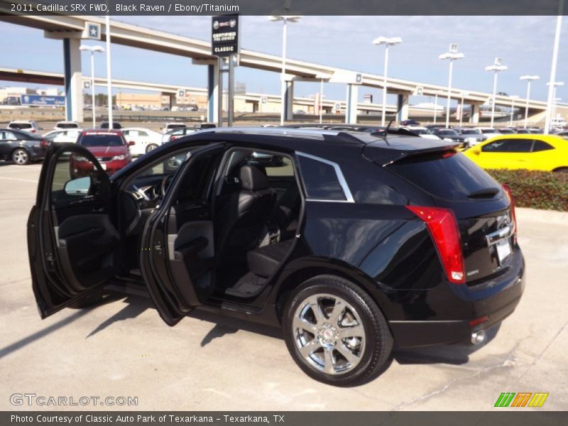 Black Raven / Ebony/Titanium 2011 Cadillac SRX FWD