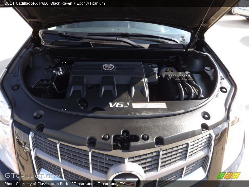 Black Raven / Ebony/Titanium 2011 Cadillac SRX FWD